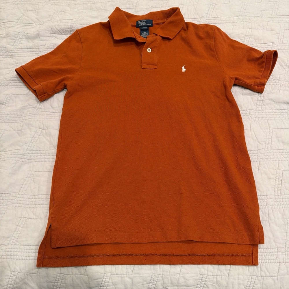 Polo by Ralph Lauren Orange Cotton Polo Shirt
